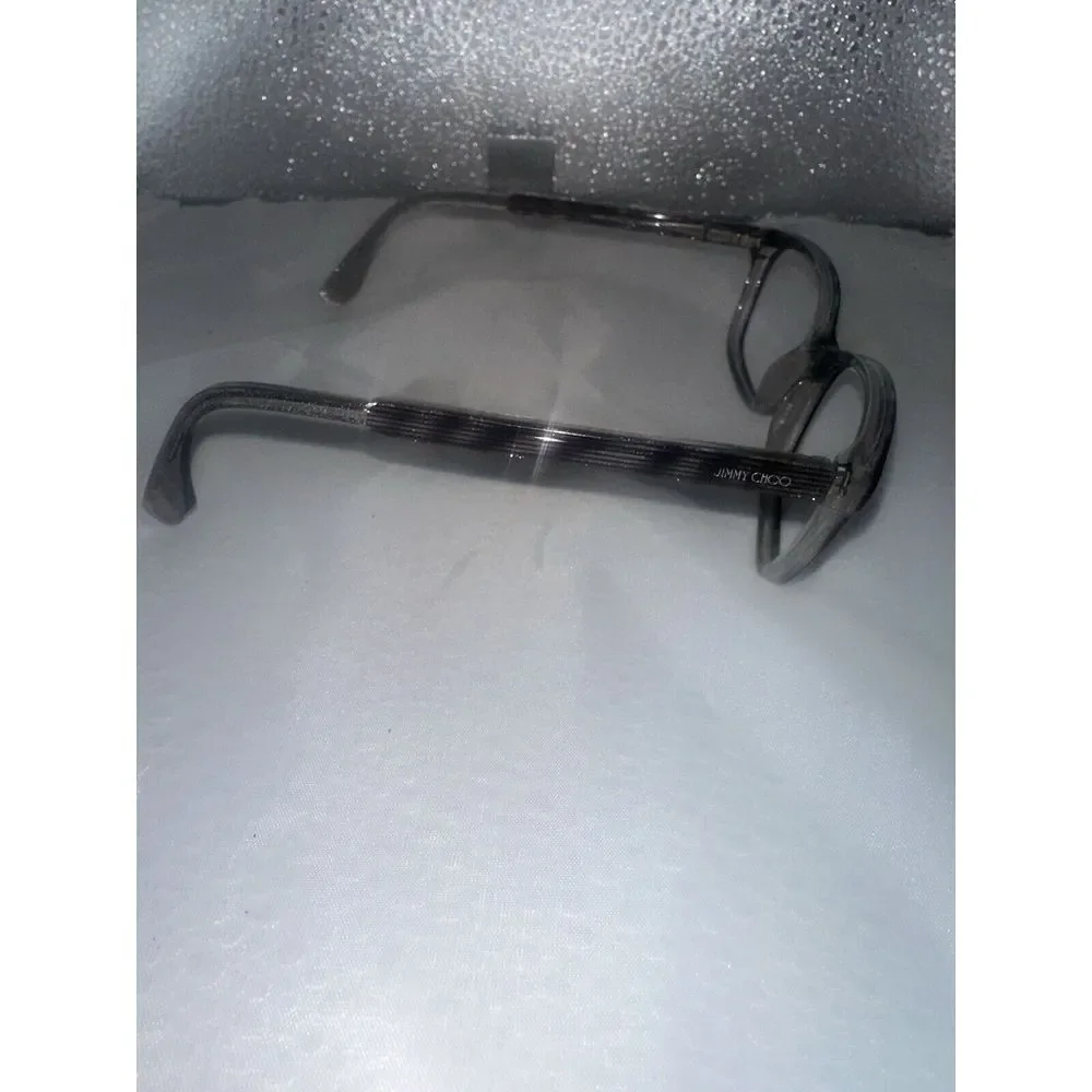 Jimmy Choo Glitter Frame Glasses Gray‎ Italy 140 Lxs 140 Frame Only
